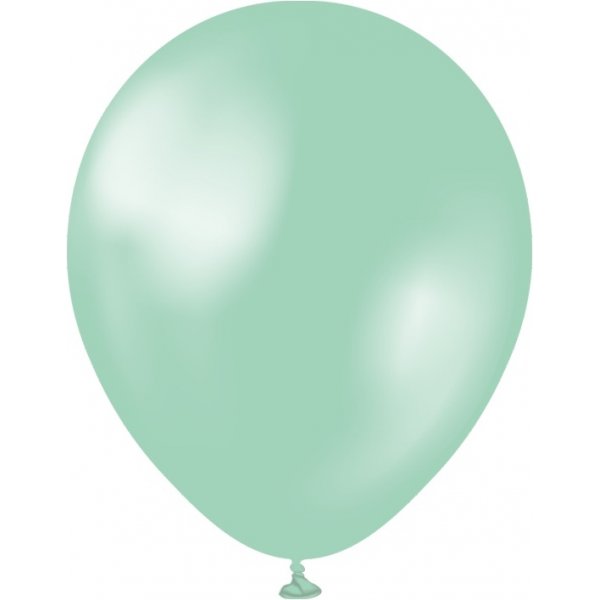 Mini-Luftballons schlicht - Premium 13 cm - Perlgrn