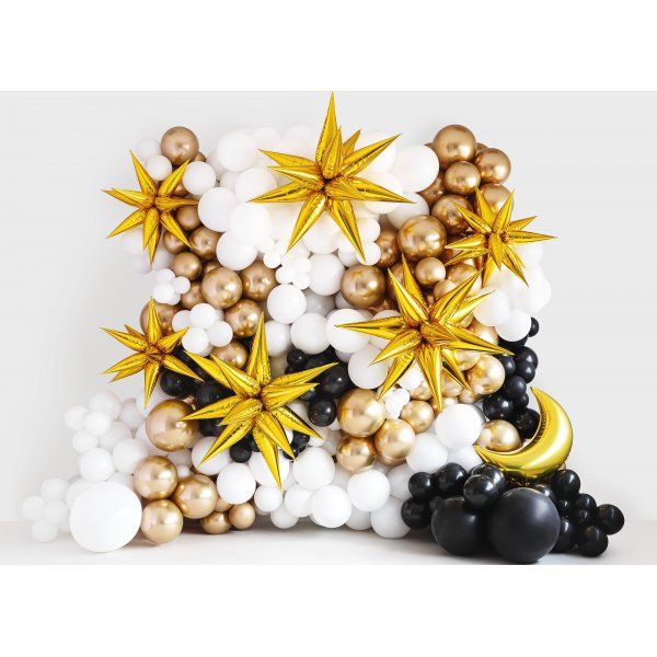 Pastellballons - Premium 27 cm - Schwarz - 10er-Pack