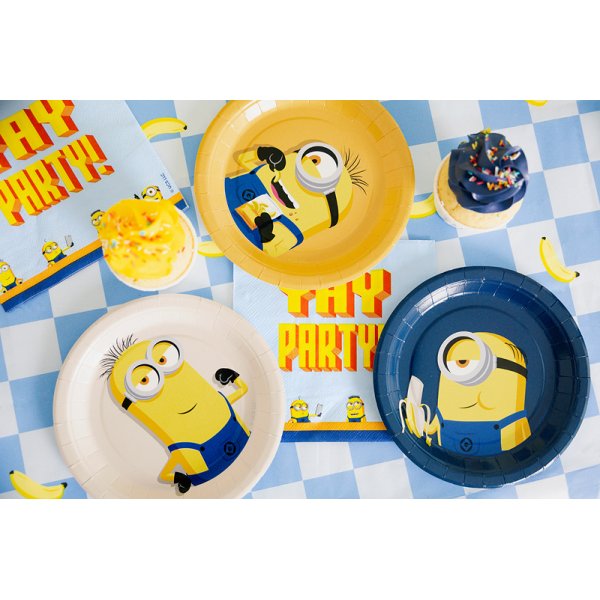 Minions-Mix aus Papptellern Minions-Mix aus Papptellern