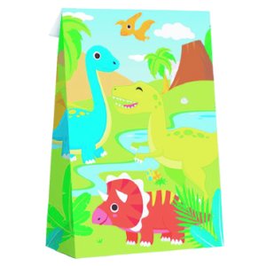 Partytüten - Dinosaurier - 8er-Pack Partytüten - Dinosaurier - 8er-Pack