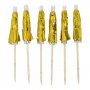 Kuchenspieße - Cocktail-Schirmchen - Gold - 10er-Packung Kuchenspieße - Cocktail-Schirmchen - Gold - 10er-Packung