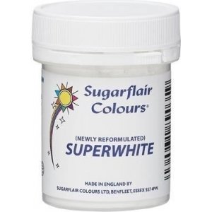 Weiße Farbe - Sugarflair - 20 g Weiße Farbe - Sugarflair - 20 g