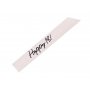 Sch�rpe - Happy 18 - Schwarz/Wei�