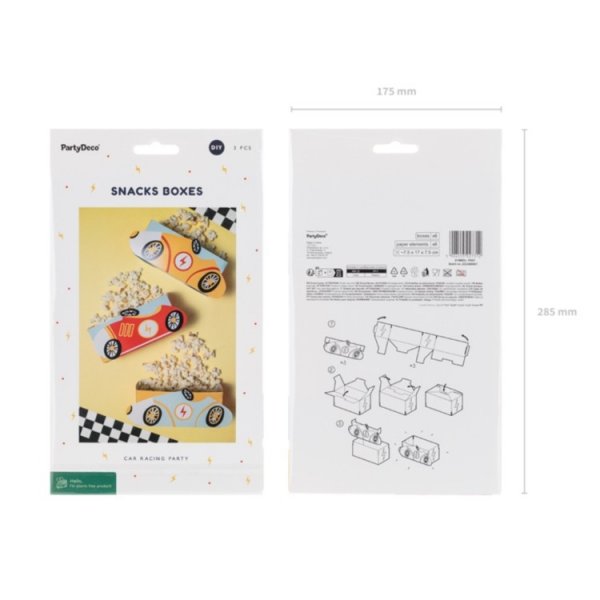 Snackboxen - Rennsport - 3er-Pack Snackboxen - Rennsport - 3er-Pack