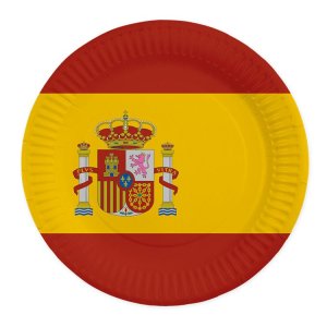 Pappteller - Spanien - 23 cm - 8er-Packung Pappteller - Spanien - 23 cm - 8er-Packung