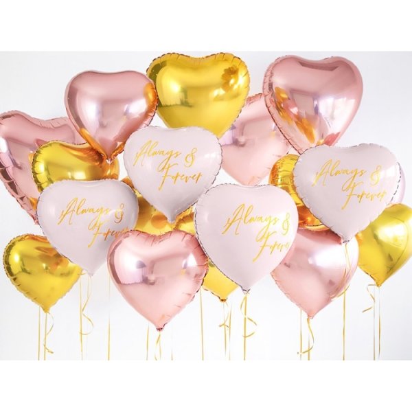 Folienballon - Herz - Roségold - 61 cm Folienballon - Herz - Roségold - 61 cm