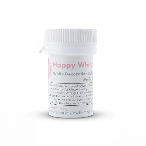 Happy Sprinkles Dekorationsfarbe Titandioxid (E171) 20 g Happy Sprinkles Dekorationsfarbe Titandioxid (E171) 20 g