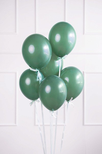 Pastellballons - Premium 27 cm - Flaschengrn - 10er-Pack