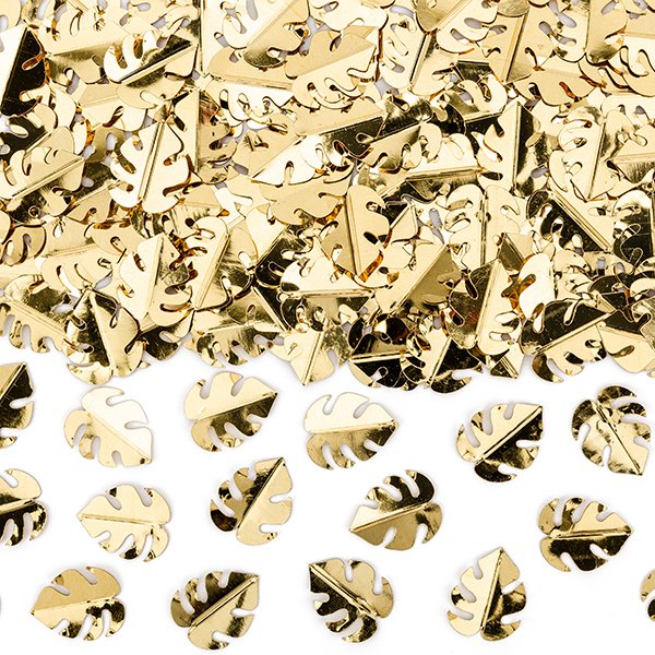 Konfetti - Bltter - Goldmetallic - 15g