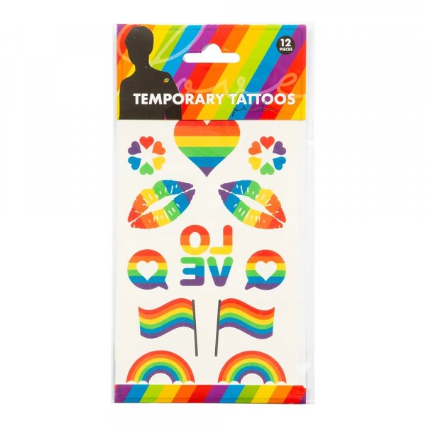 Tattoos - Pride - Regenbogen-Thema