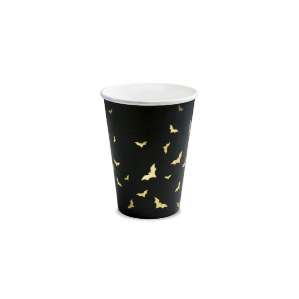Pappbecher - Trick or Treat Gold - 6 Stk