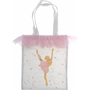 Süßigkeitenbeutel/Fischstaubbeutel aus Stoff - Ballerina - 1St Süßigkeitenbeutel/Fischstaubbeutel aus Stoff - Ballerina - 1St
