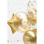 Runder Ballon - Goldene Punkte - 40 cm