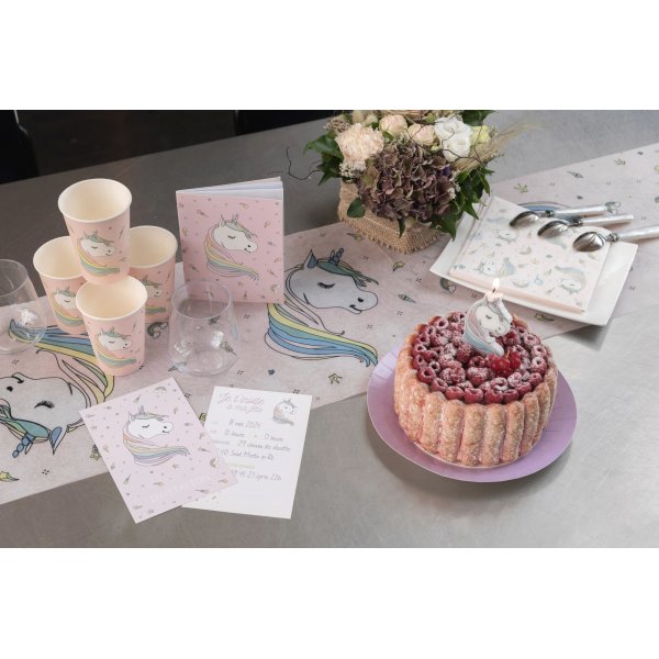 Pappbecher Einhorn - 10er-Pack