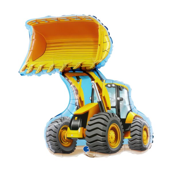 Folienballon - Bulldozer - Form - 62 cm Folienballon - Bulldozer - Form - 62 cm