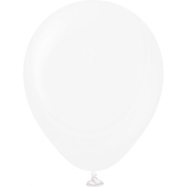 Mini-Luftballons schlicht - Premium 13 cm - Kristalltransparent