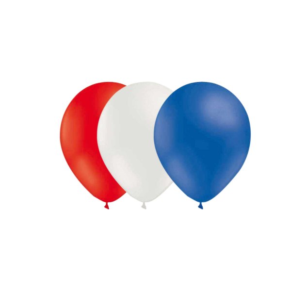 Luftballons - Mix - Rot/Weiß/Blau - 15er-Packung Luftballons - Mix - Rot/Weiß/Blau - 15er-Packung