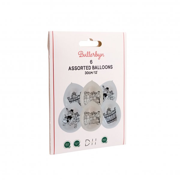 Luftballons - Bullerbyn 6er-Pack 30cm Luftballons - Bullerbyn 6er-Pack 30cm