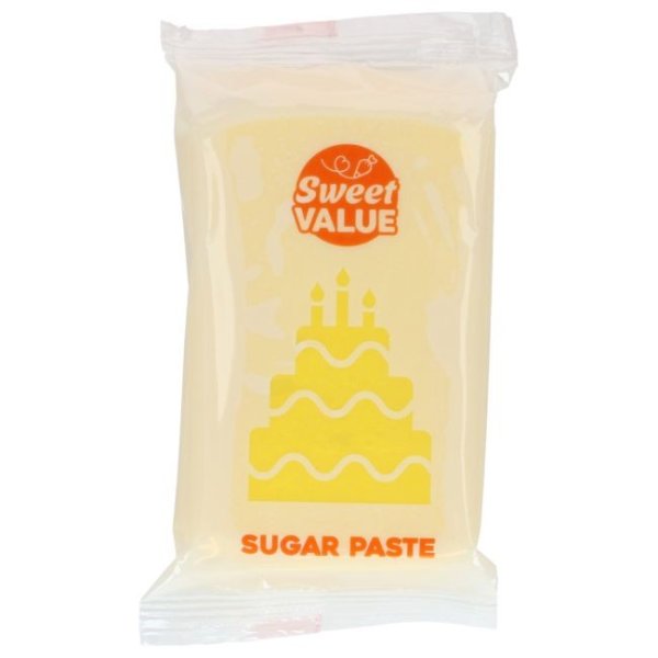 Zuckerpaste - Gelb - Süßwert - 200 g Zuckerpaste - Gelb - Süßwert - 200 g