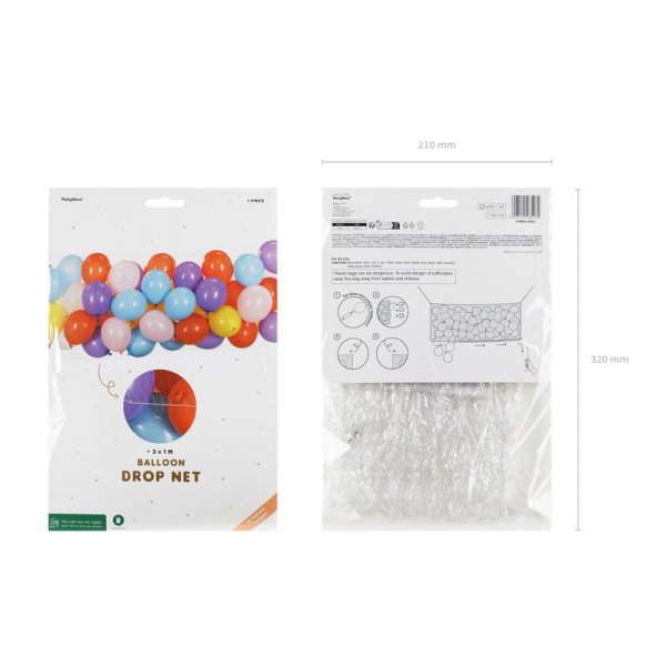 Ballonnetz f�r Ballonregen - 3x1m