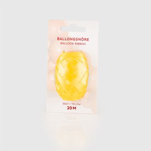 Ballonschnur - 20 m - Gelb Ballonschnur - 20 m - Gelb