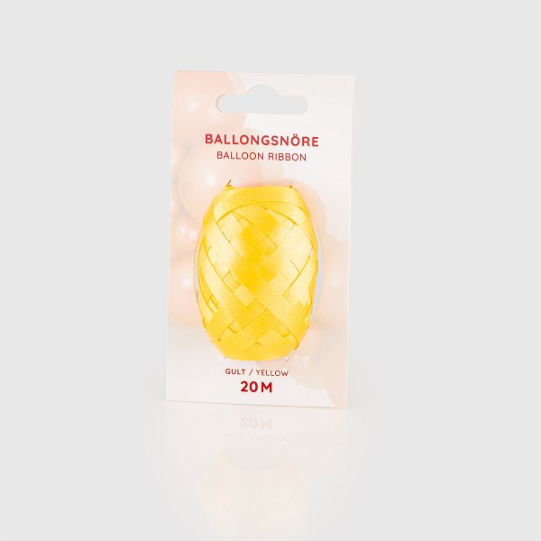 Ballonschnur - 20 m - Gelb Ballonschnur - 20 m - Gelb