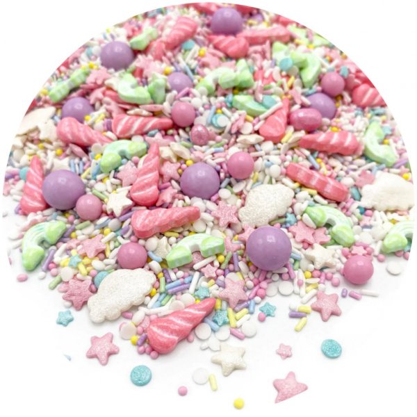 Streuselmischung - Happy Sprinkles - Aber zuerst Einh�rner - GROSSE DOSE 180 g