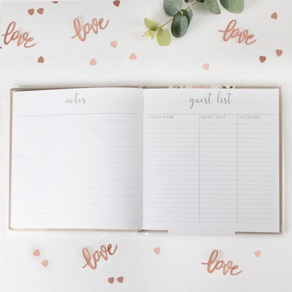 Hochzeitsplaner - Grau/Roségold Hochzeitsplaner - Grau/Roségold