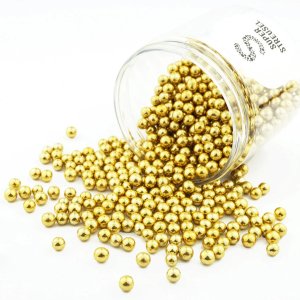 Schokoladenkugeln Gold - 0,5 cm Durchmesser - Superstreusel - 170 g Schokoladenkugeln Gold - 0,5 cm Durchmesser - Superstreusel - 170 g