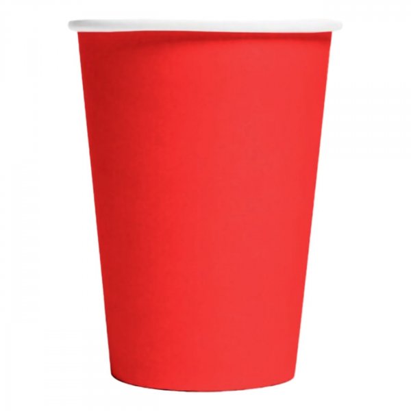 Pappbecher - Rot - 8er-Packung Pappbecher - Rot - 8er-Packung