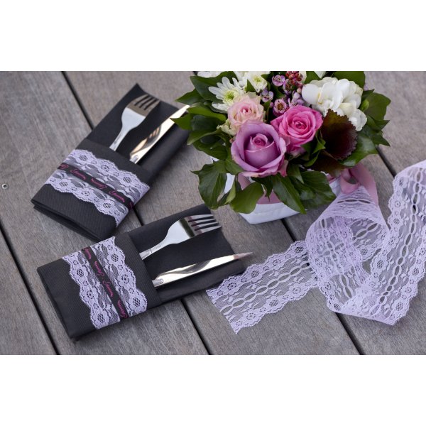 Spitzenband - 50 mm - Rosa Spitzenband - 50 mm - Rosa