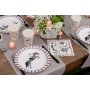 Pappbecher - Pferdeparty - Rosa/Schwarz - 10er-Pack