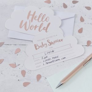 Einladungskarte - Hello World - 10er-Pack