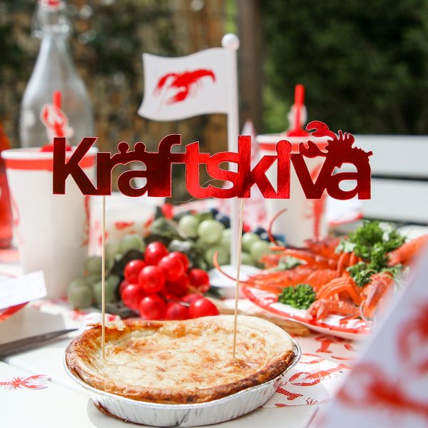 Cake Topper - Krabbenscheibe - Rotmetallic Cake Topper - Krabbenscheibe - Rotmetallic