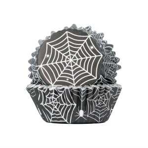 Cupcake-Förmchen - Folie - Halloween - Spinnennetz - 30er-Packung - PME Cupcake-Förmchen - Folie - Halloween - Spinnennetz - 30er-Packung - PME