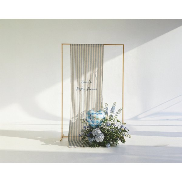 Herzf�rmiger Folienballon \\\"Baby\\\" - Hellblau