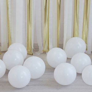 Mini-Ballons - 12 cm - Weiß - 40er-Packung Mini-Ballons - 12 cm - Weiß - 40er-Packung