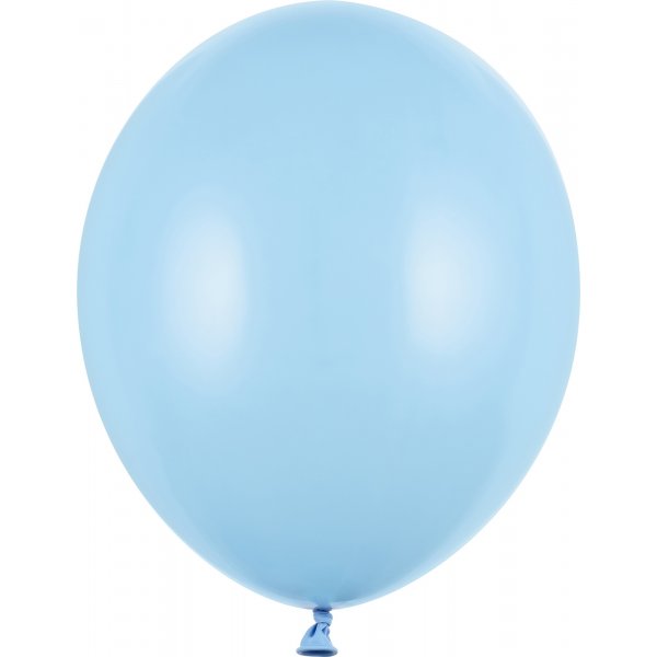 Pastellballons - Premium 27 cm - Babyblau - 10er-Pack