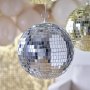 Discokugel - Silber - Mittel Discokugel - Silber - Mittel