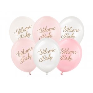Willkommensballons fürs Baby - Rosa-Mix - 30 cm Willkommensballons fürs Baby - Rosa-Mix - 30 cm