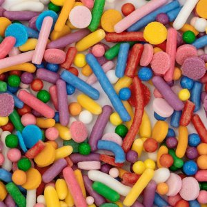 Streuselmischung - Regenbogenmischung - PME - 76 g Streuselmischung - Regenbogenmischung - PME - 76 g