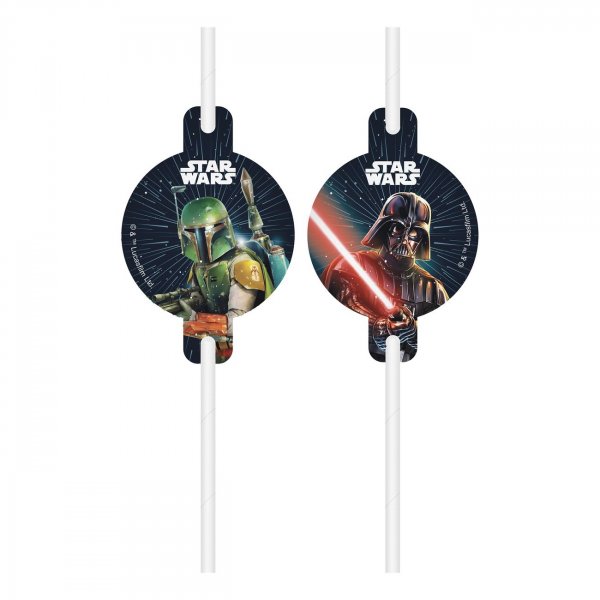 Star Wars Galaxy Strohhalme, 4er-Packung