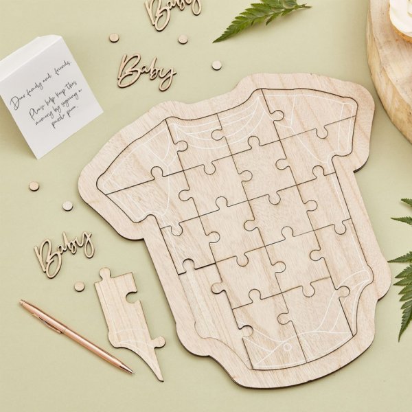 Gästebuch-Puzzle - Botanisches Baby Gästebuch-Puzzle - Botanisches Baby