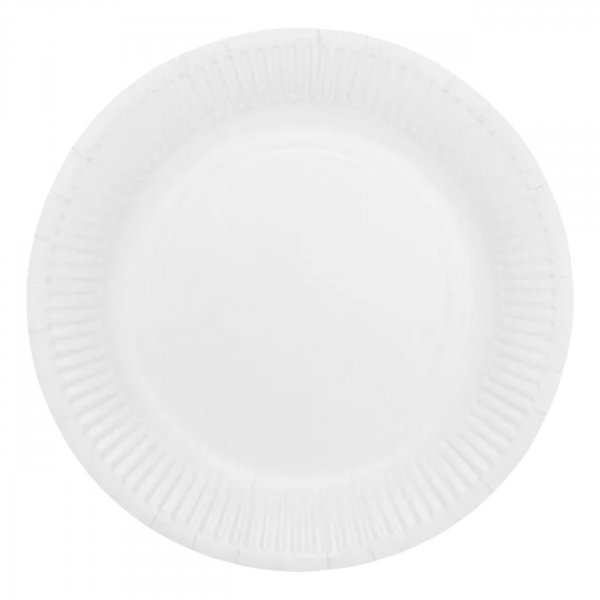 Pappteller, weiß, 18 cm - 8er-Pack Pappteller, weiß, 18 cm - 8er-Pack