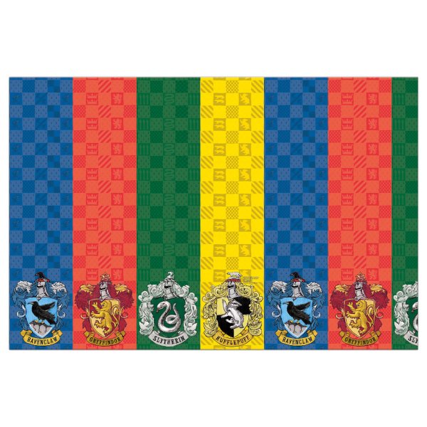 Tischdecke - Harry Potter Hogwarts Häuser - 120 x 180 cm Tischdecke - Harry Potter Hogwarts Häuser - 120 x 180 cm