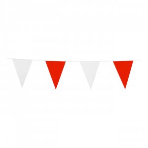 Wimpelgirlande Rot - 3 Meter Wimpelgirlande Rot - 3 Meter