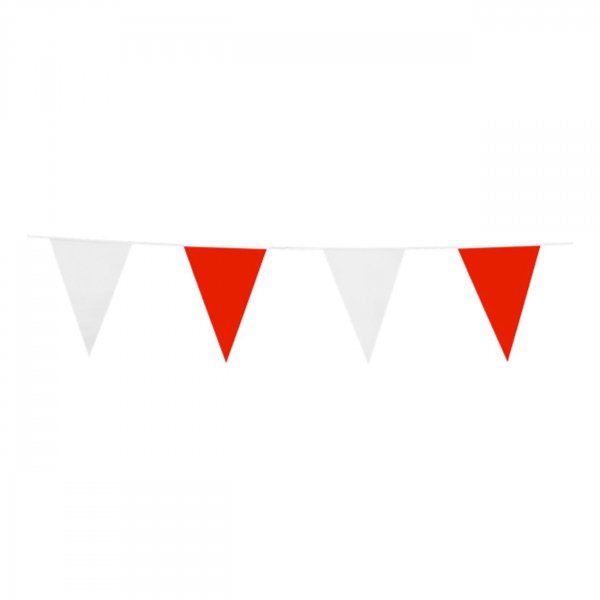 Wimpelgirlande Rot - 3 Meter Wimpelgirlande Rot - 3 Meter