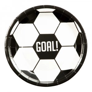 Pappteller - Fußball - 8er-Pack - 23 cm Pappteller - Fußball - 8er-Pack - 23 cm