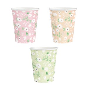 Pappbecher - Sommerwiese - 6er-Pack Pappbecher - Sommerwiese - 6er-Pack