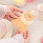 Servietten - Teddyb�r mit Partyhut - 10er-Packung